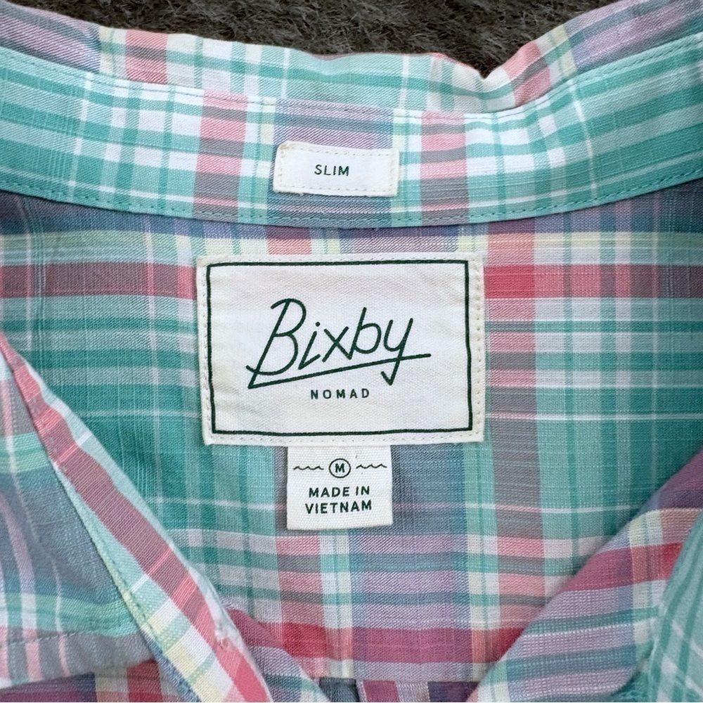 Bixby Nomad Slim Plaid Button Down Shirt - Picture 4 of 11